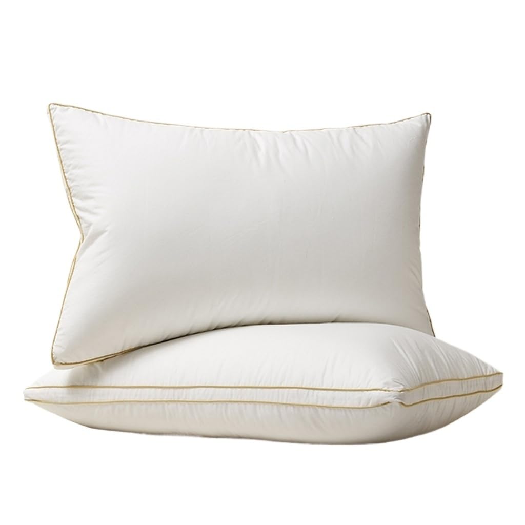 Cotton-Shell Down-Alternative Neck Support Pillow
