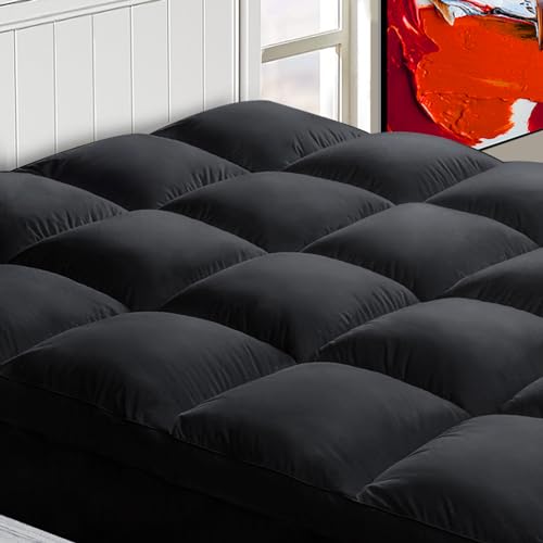 Extra-Thick Cooling Quilted Pillow-Top Mattress Topper