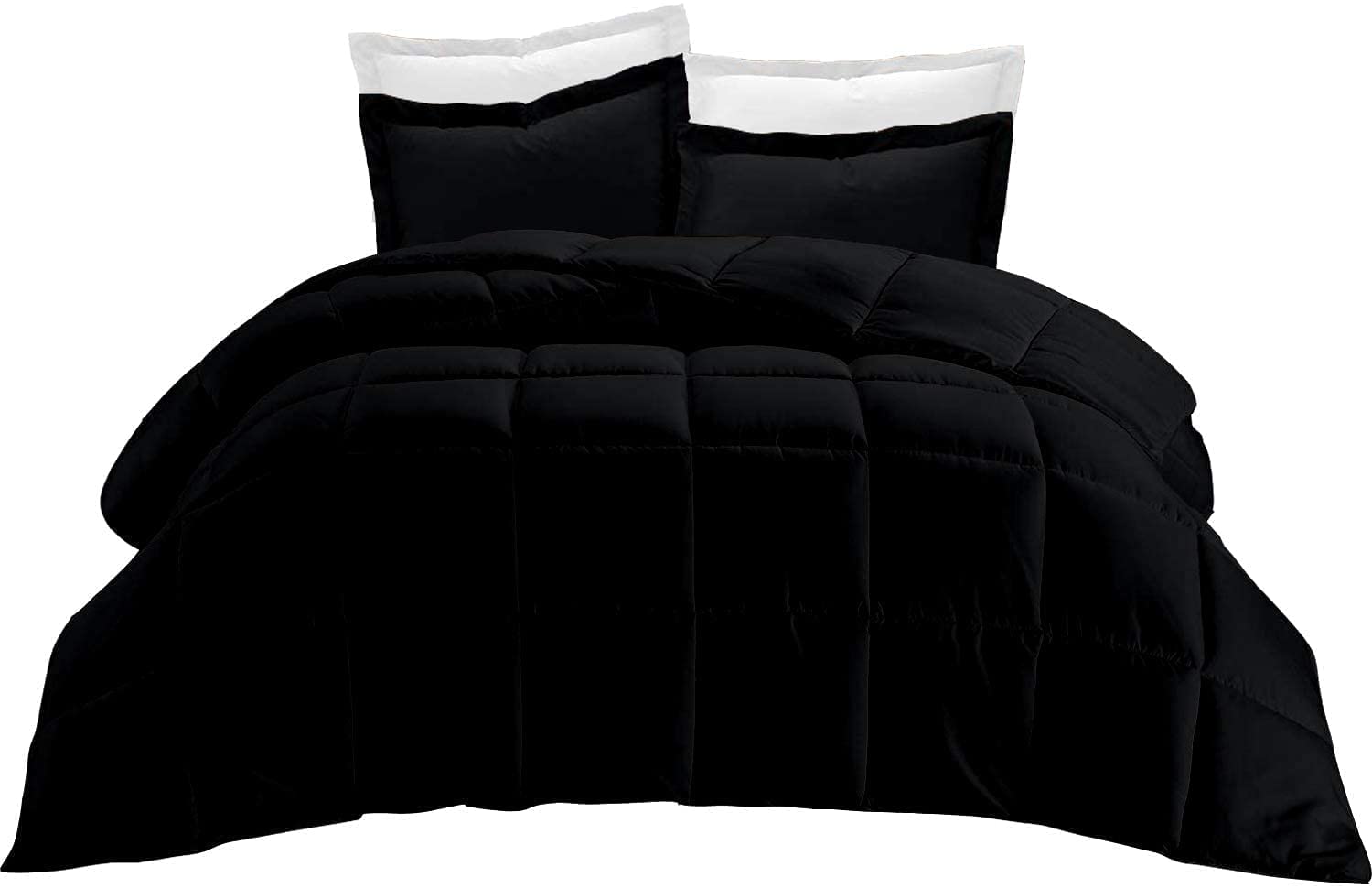 Egyptian Cotton Pinch-Pleat Comforter Set, 4 Pieces
