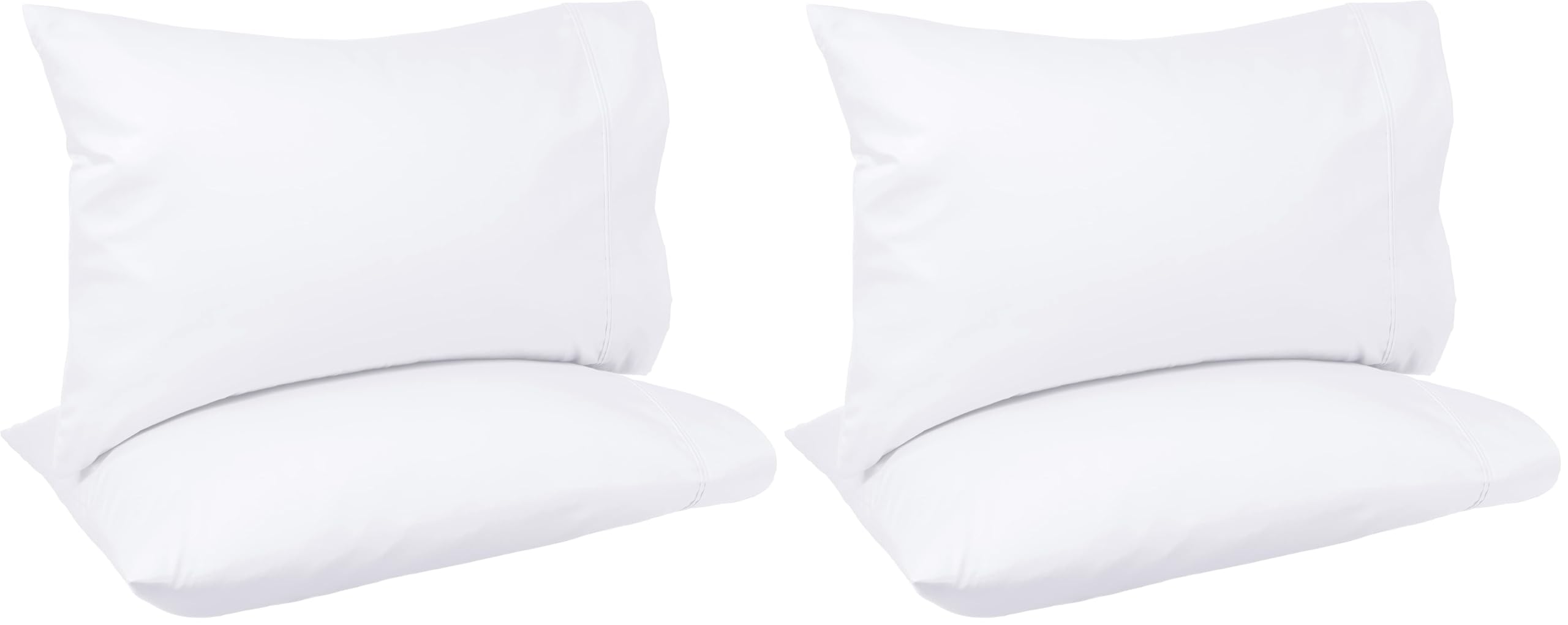 Amazon Basics 400 Thread Count Cotton Pillow Cases, Set of 2