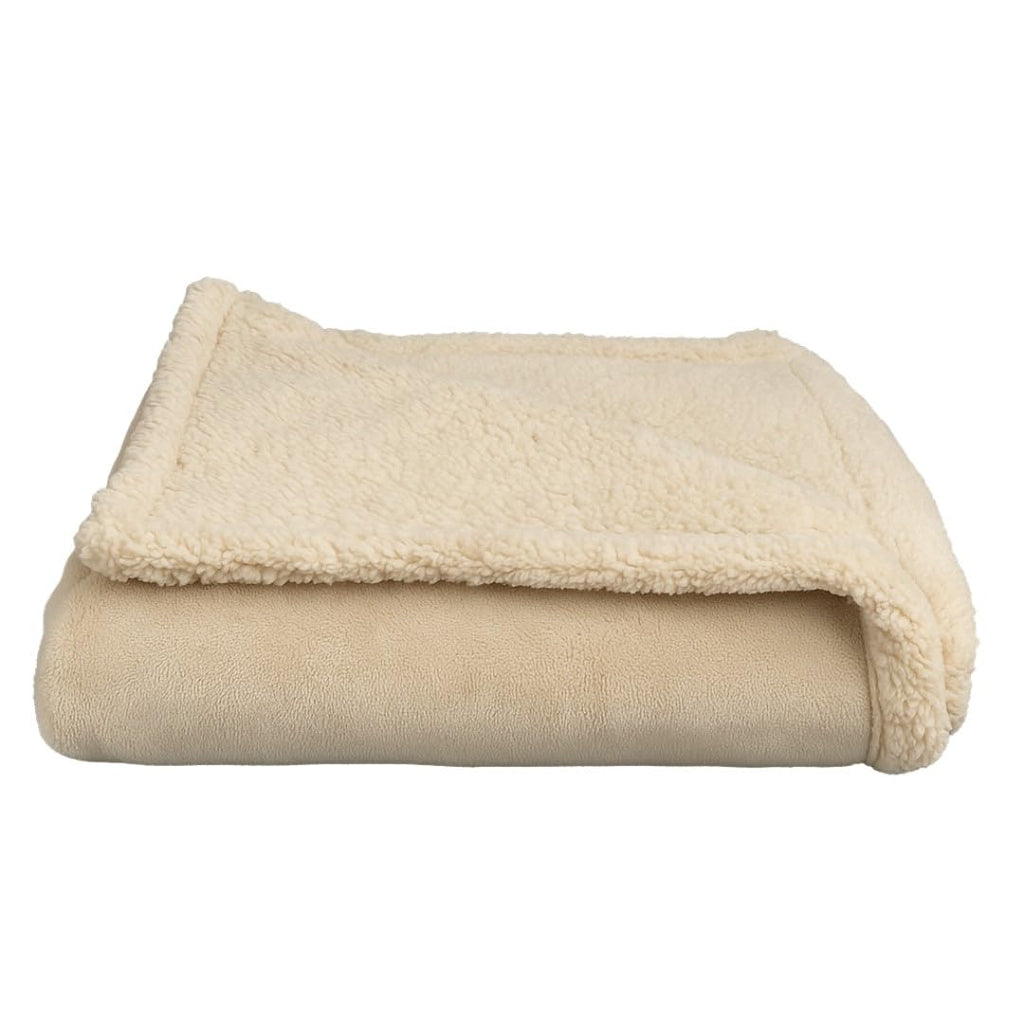 Layered Blankets The Accent - Waterproof, Double Sided Luxury Blanket - Bed, Sofa, Couch - Machine Washable, Comfy - Sherpa and Fleece, Protect The Bed