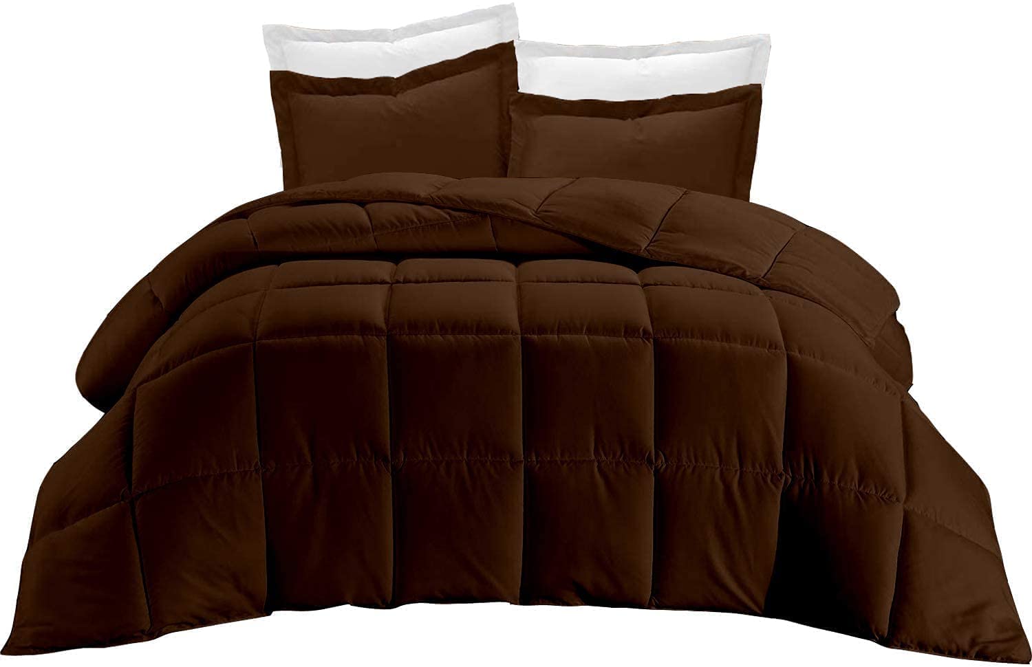 Egyptian Cotton Pinch-Pleat Comforter Set, 4 Pieces