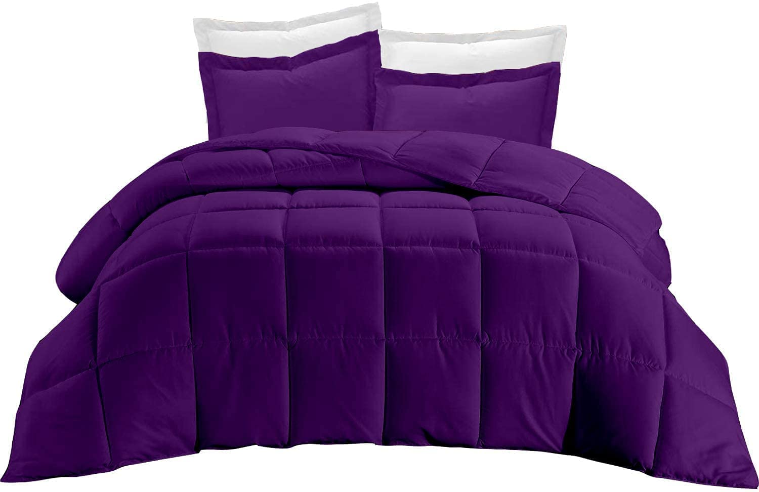 Egyptian Cotton Pinch-Pleat Comforter Set, 4 Pieces