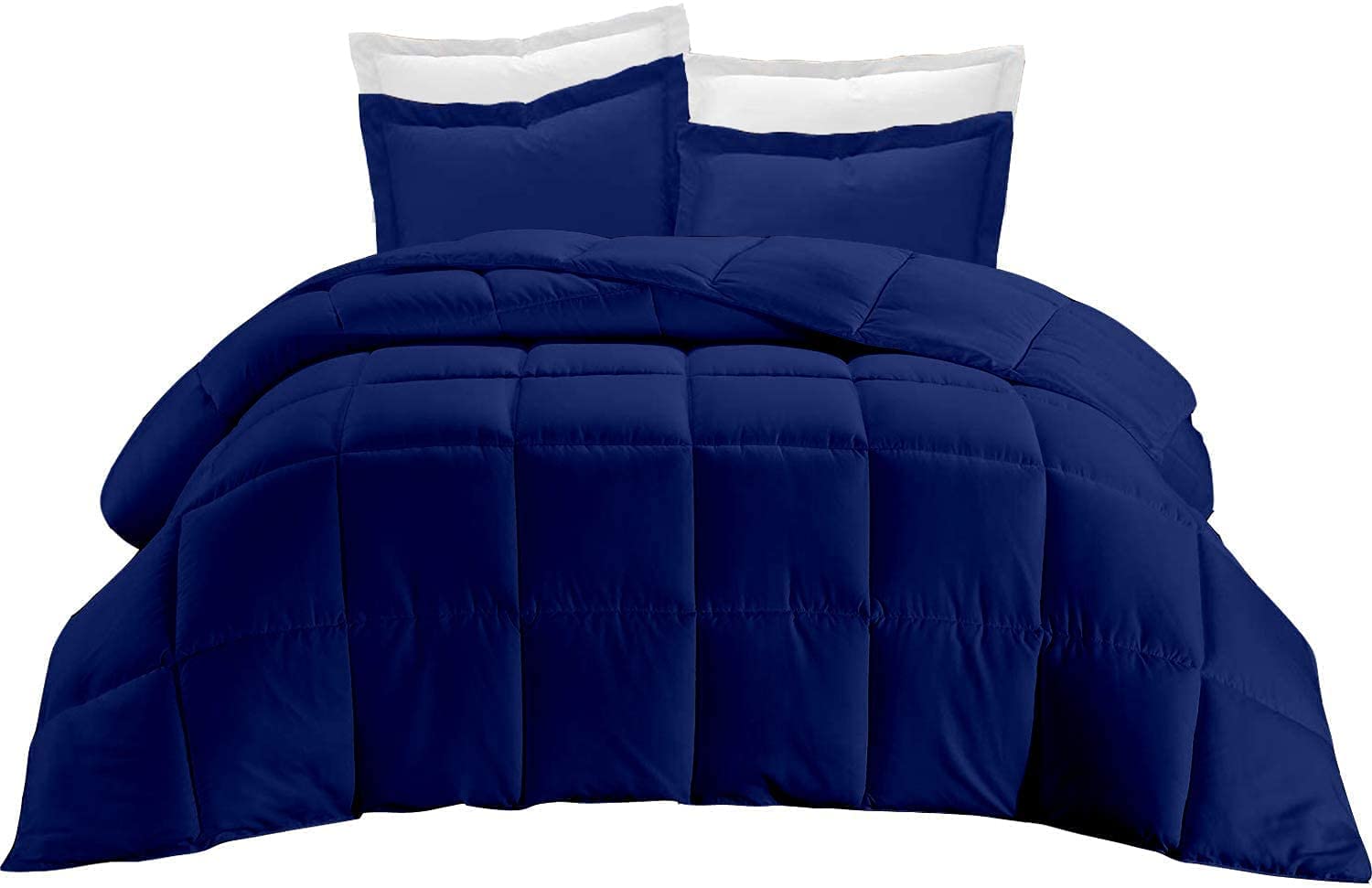 Egyptian Cotton Pinch-Pleat Comforter Set, 4 Pieces