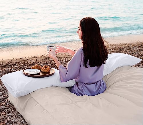 Waterproof Zippered Pillow Protectors, Set of Two