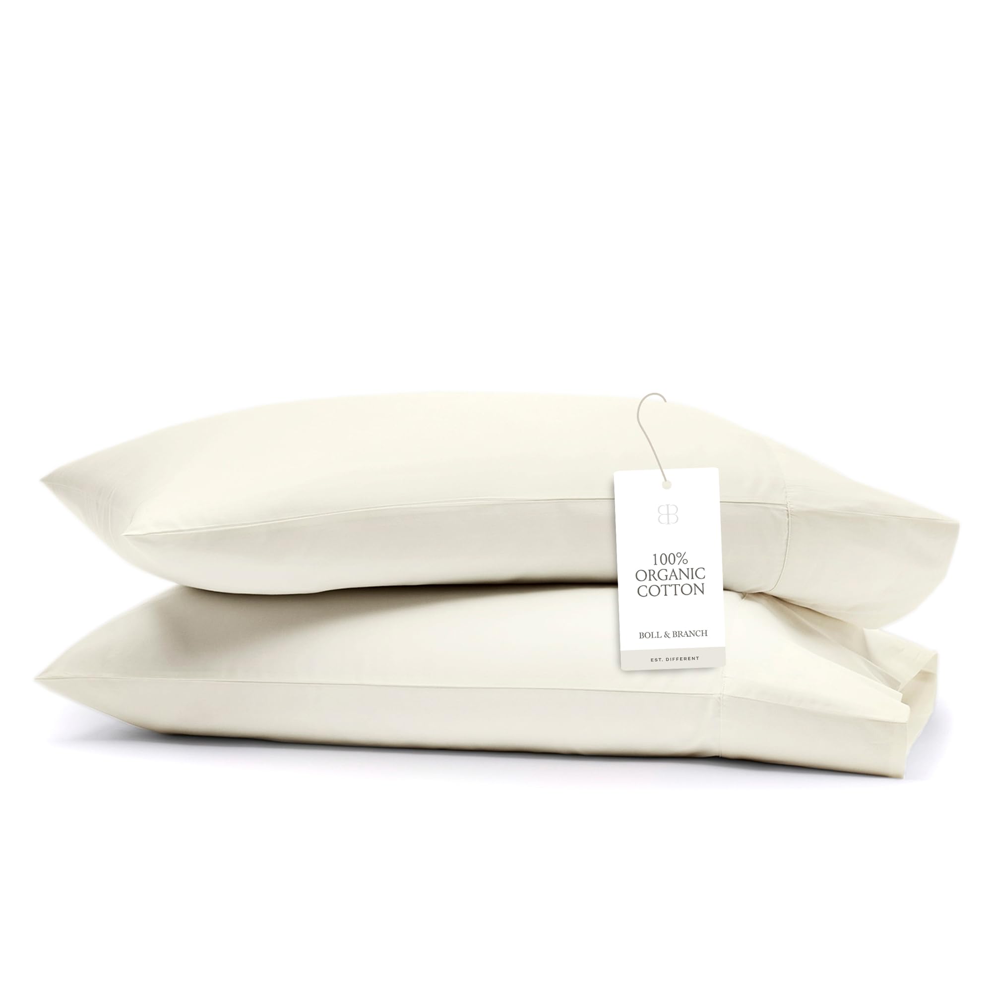 Boll & Branch Signature Hemmed Pillowcase Set – 100% Organic Cotton