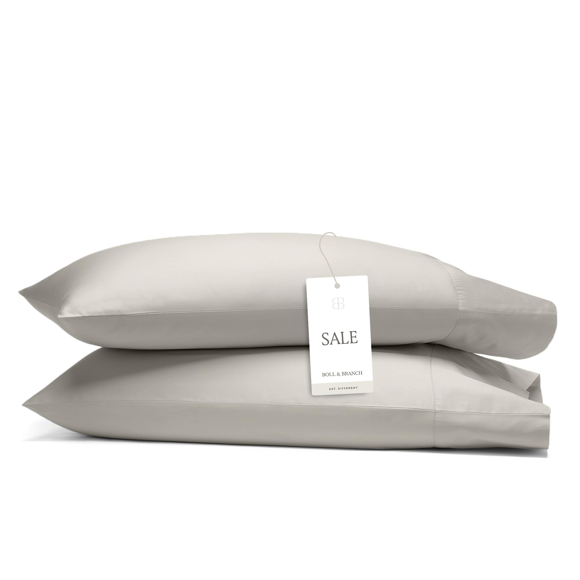 Organic Cotton Signature Hemmed Pillowcases, Pair