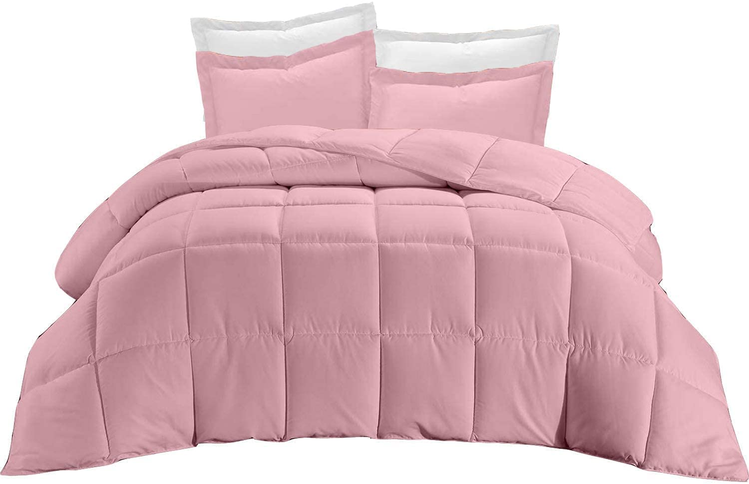Egyptian Cotton Pinch-Pleat Comforter Set, 4 Pieces