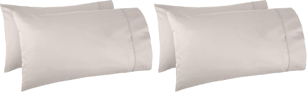 Amazon Basics 400 Thread Count Cotton Pillow Cases, Set of 2