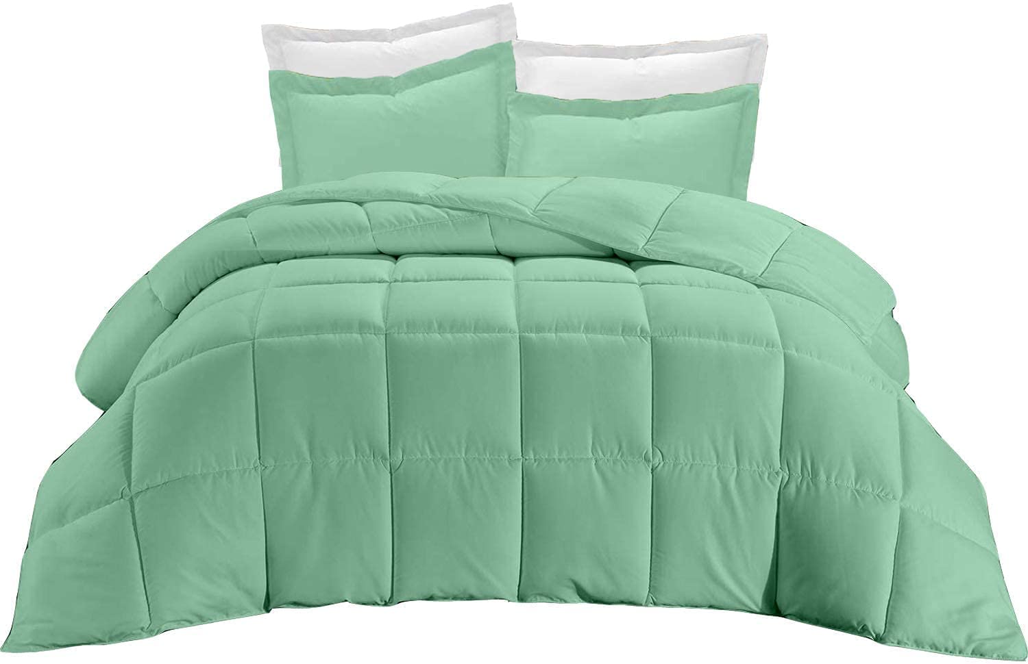 Egyptian Cotton Pinch-Pleat Comforter Set, 4 Pieces