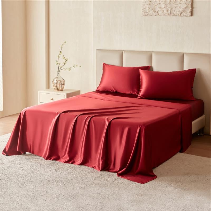 Luxury 22-Momme Mulberry Silk Deep-Pocket Sheet Set