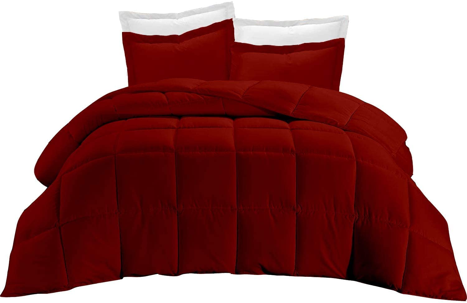 Egyptian Cotton Pinch-Pleat Comforter Set, 4 Pieces