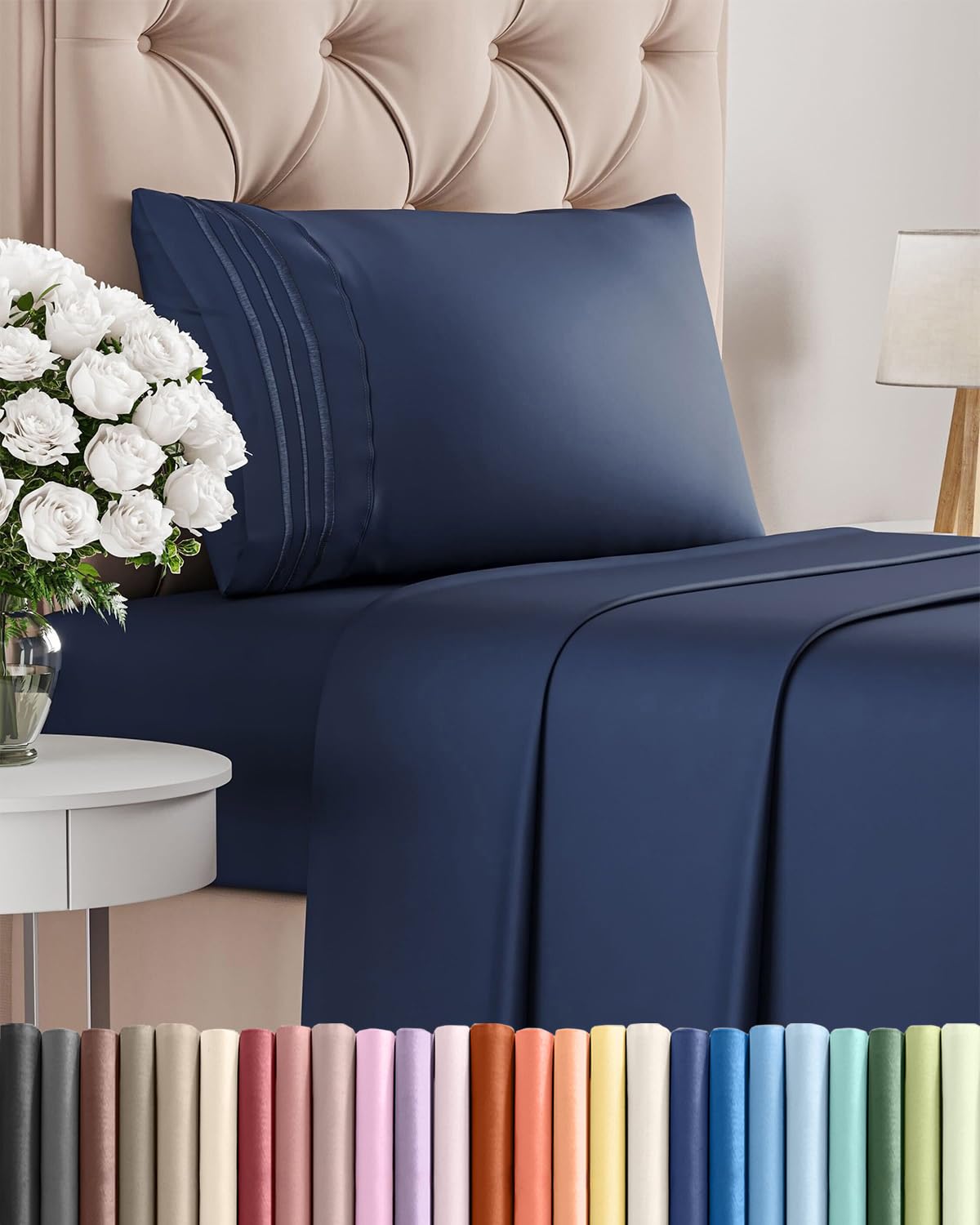 Ultra-Soft Cooling Deep-Pocket Sheet Set, 4 Pieces
