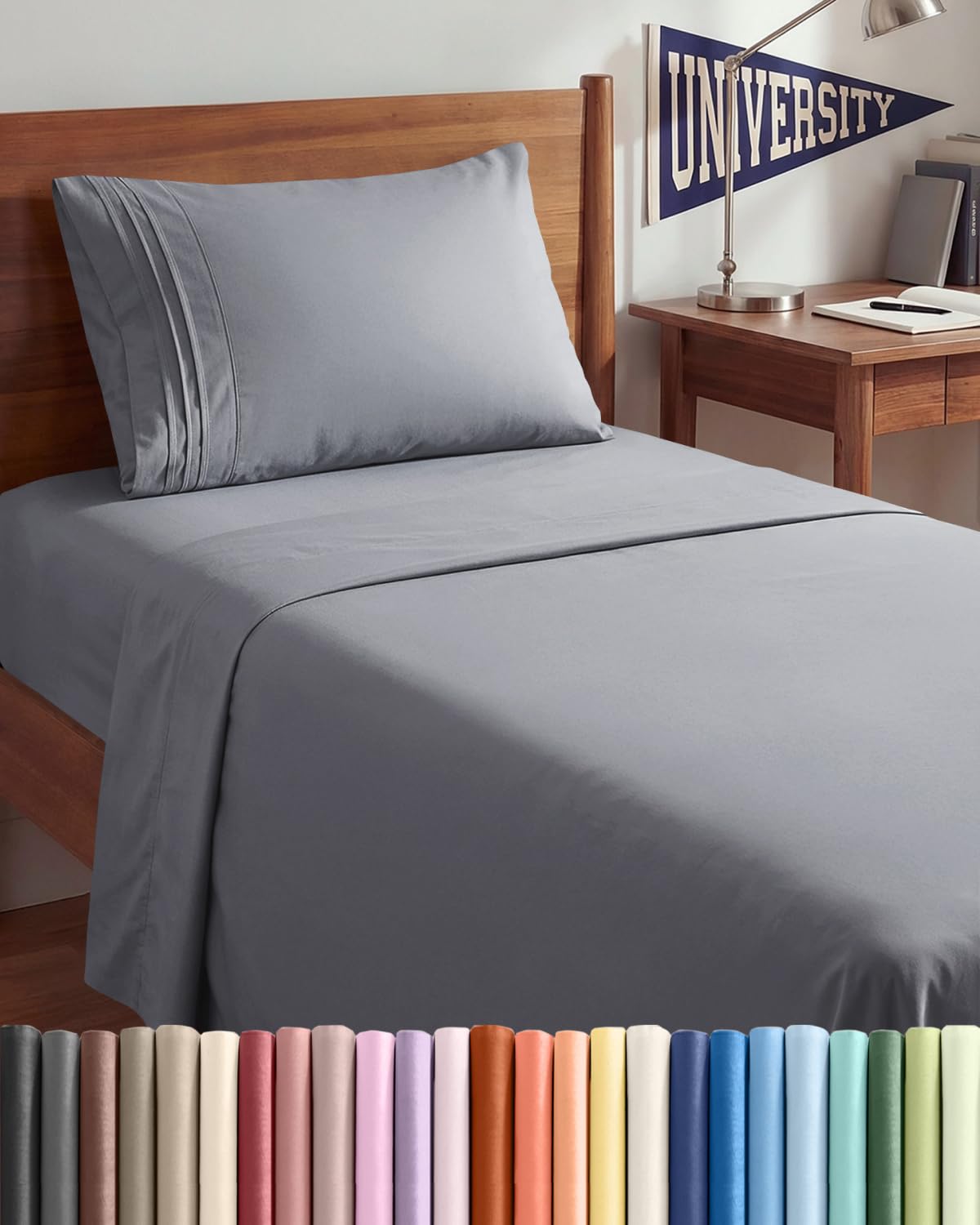 Ultra-Soft Cooling Deep-Pocket Sheet Set, 4 Pieces