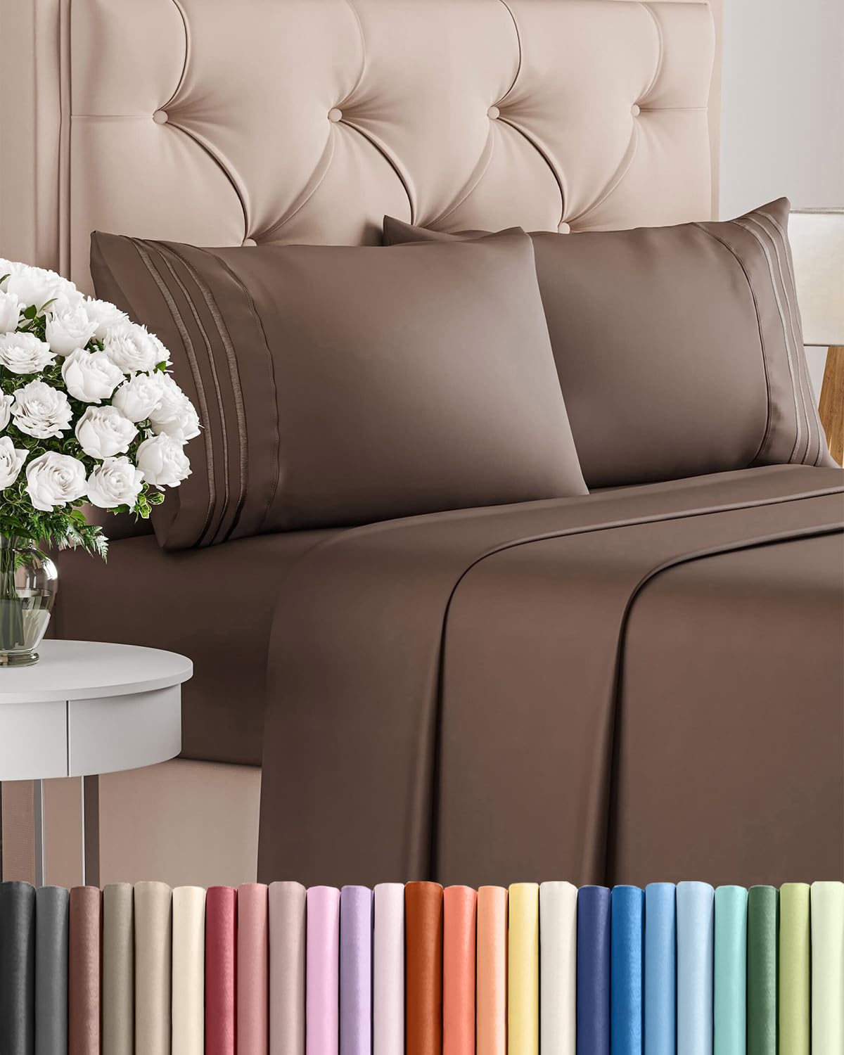 Ultra-Soft Cooling Deep-Pocket Sheet Set, 4 Pieces