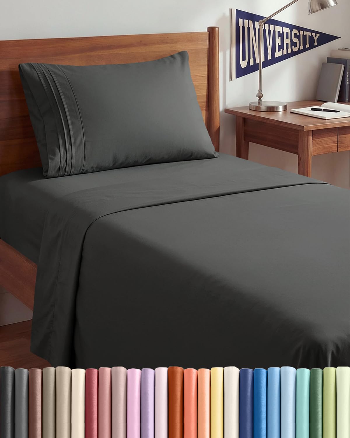 Ultra-Soft Cooling Deep-Pocket Sheet Set, 4 Pieces