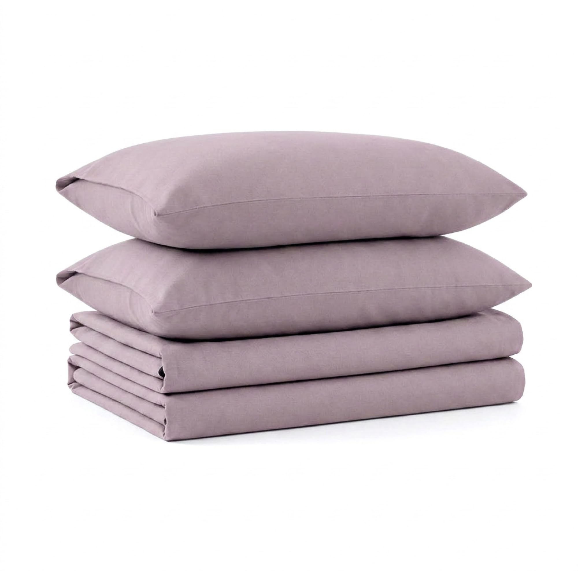 Tribeca Living Triple Brushed Soft Cotton Flannel Bed Sheets, 170-GSM Weight Extra Deep Pocket Flannel Sheets Queen Size Set in Solid Dark Blue Color