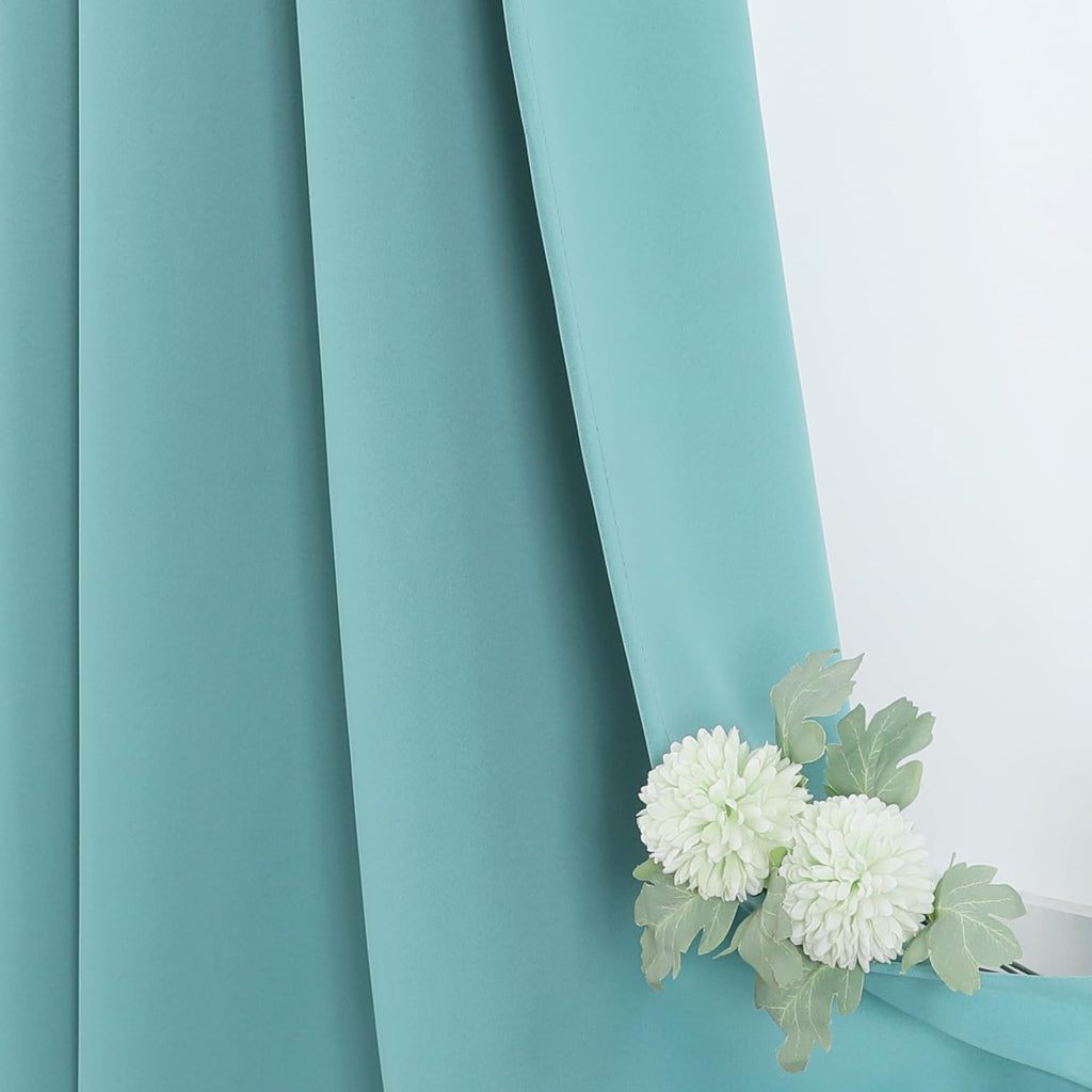 Thermal Insulated Grommet Blackout Curtain Pair