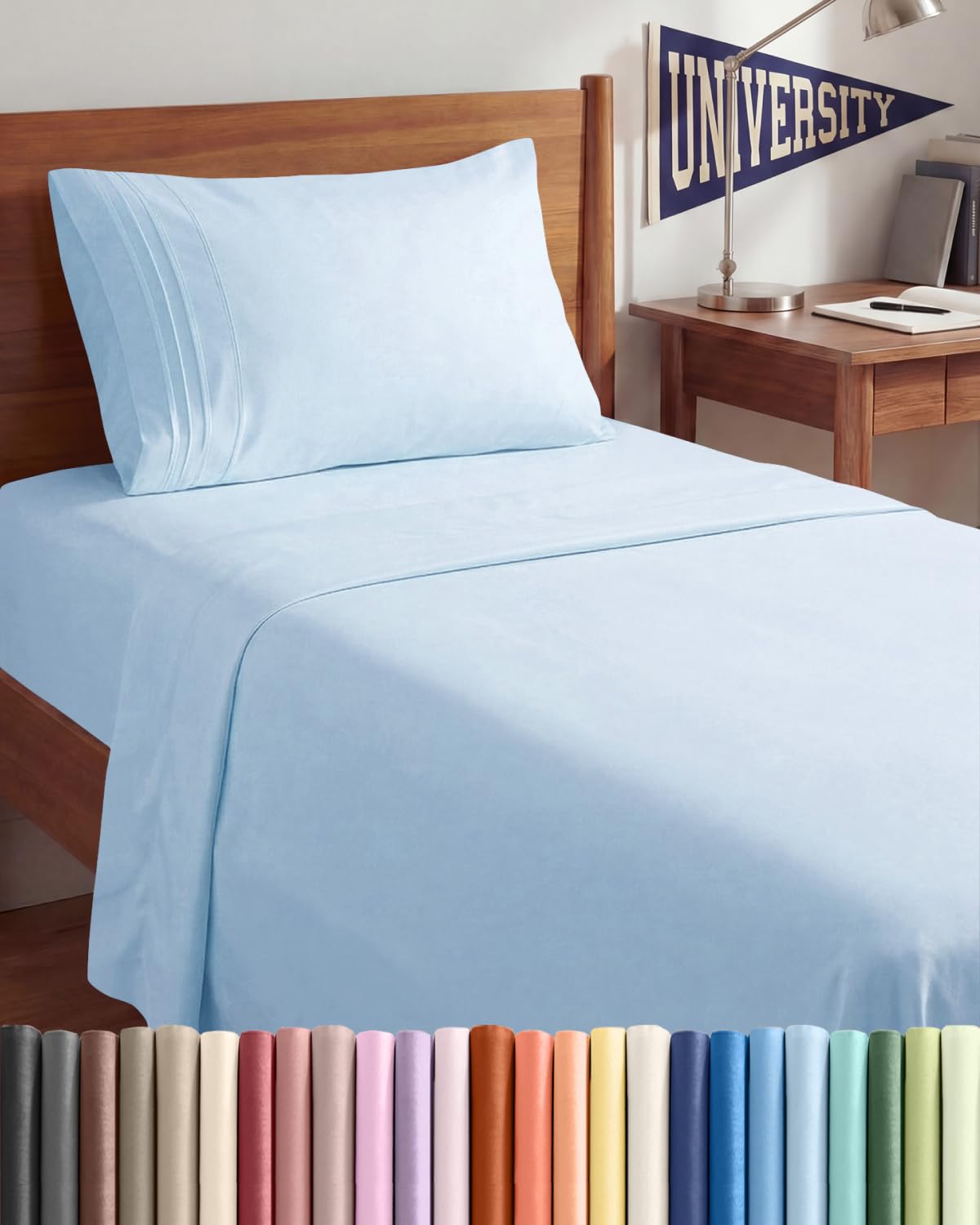 Ultra-Soft Cooling Deep-Pocket Sheet Set, 4 Pieces
