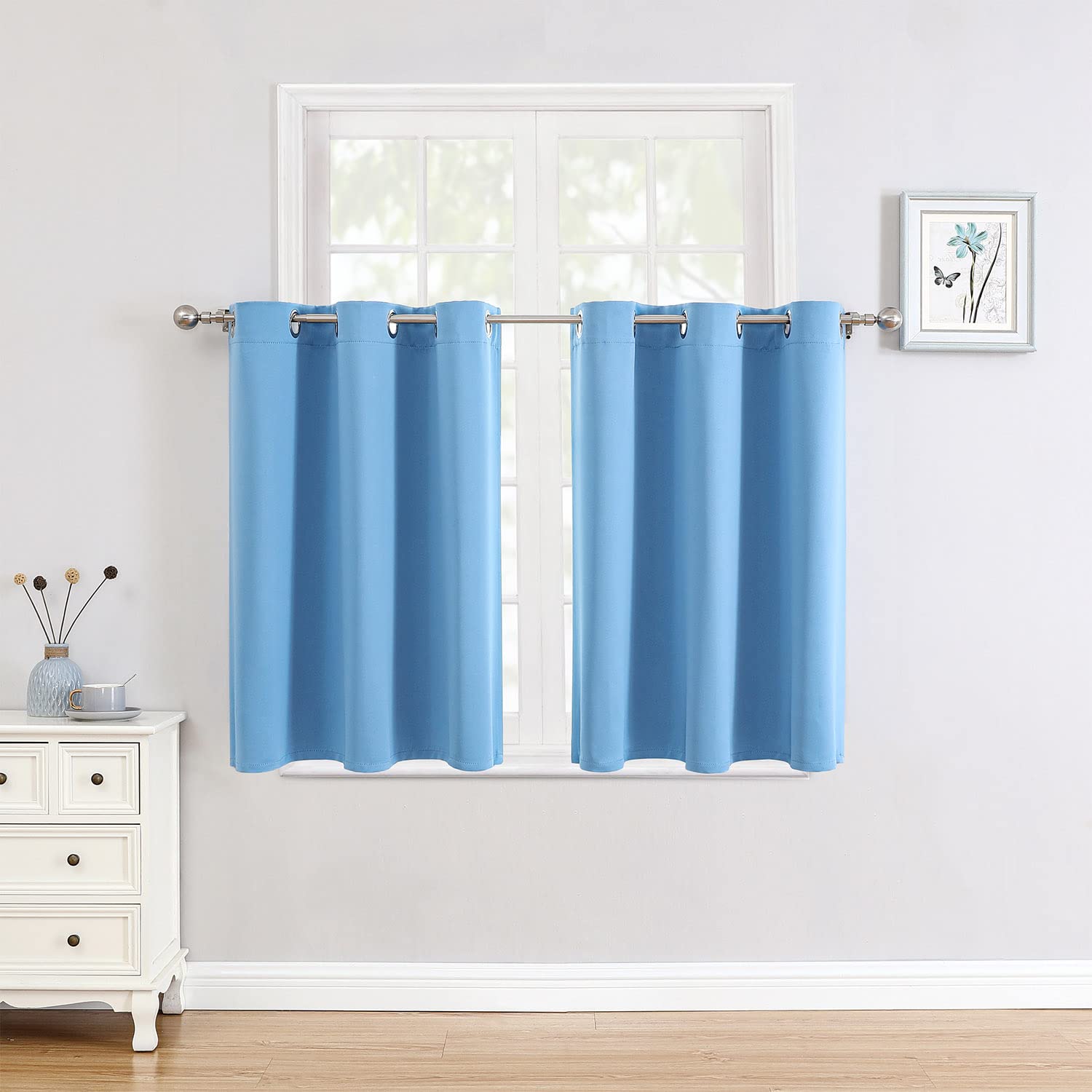 Thermal Insulated Grommet Blackout Curtain Pair