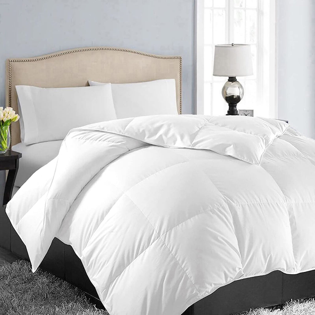 EASELAND Down Alternative Comforter - Quilted Duvet Insert for All Seasons, Soft Lightweight with Corner Tabs, Summer Winter Warm Bedding