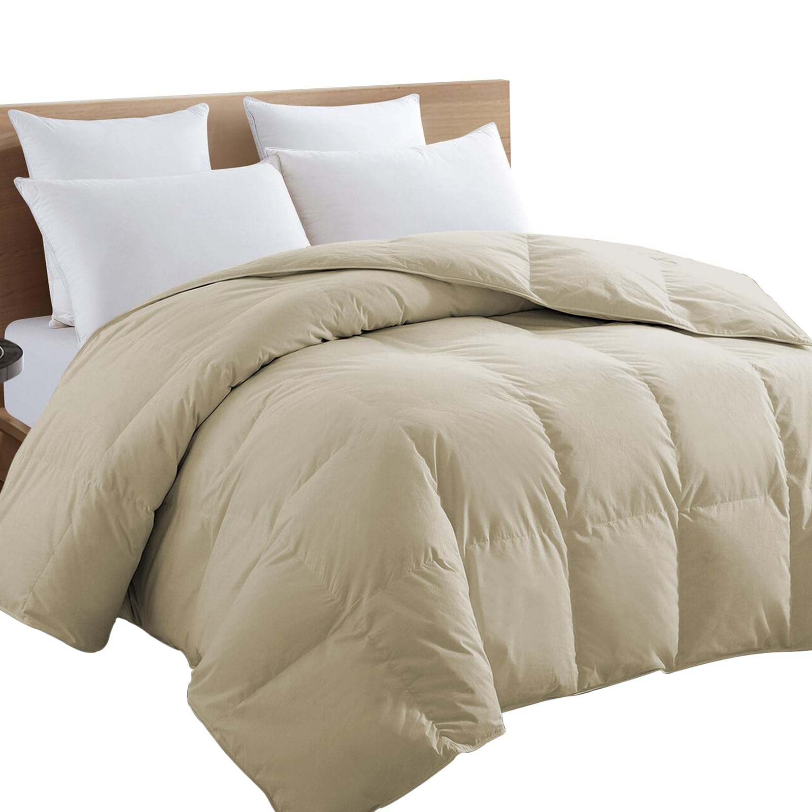 TEXARTIST Comforter Soft Quilted Down Alternative Duvet Insert with Corner Tabs, All Season, 4D Spiral Fiber, Machine Washable