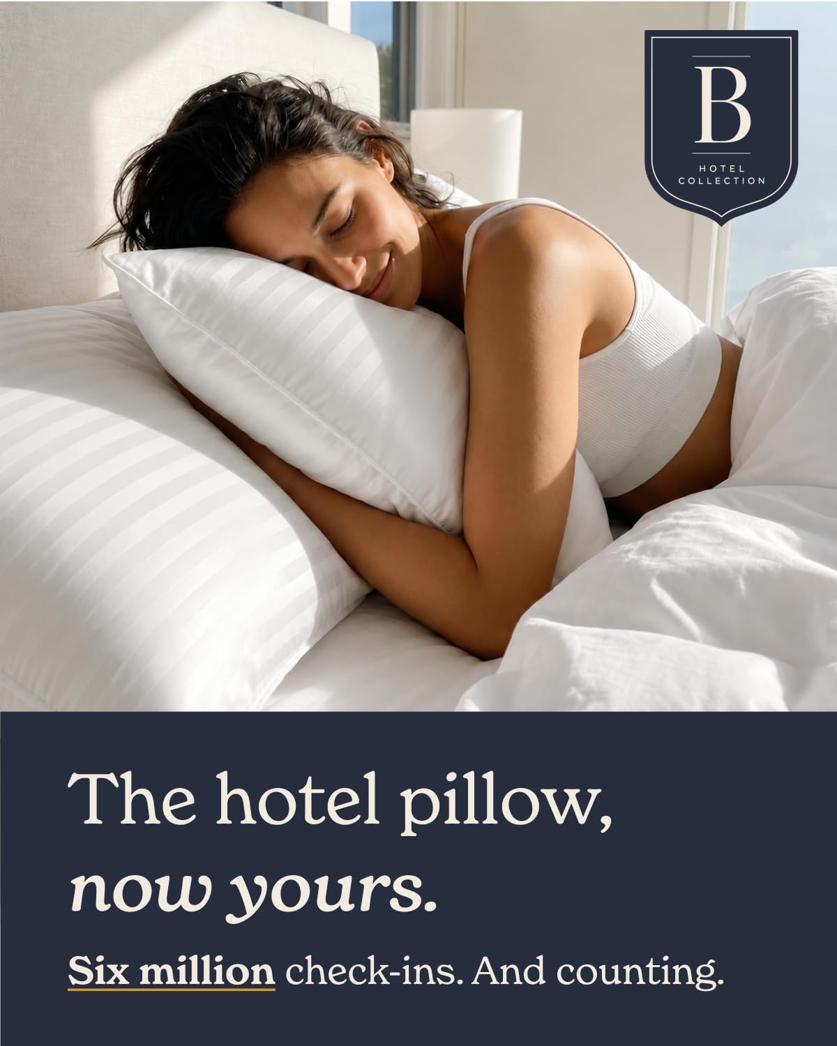 Hotel-Style Cooling Bed Pillows for Sleeping, Set of Two