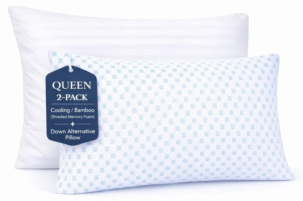 Adjustable Gel Memory Foam Cooling Bed Pillow