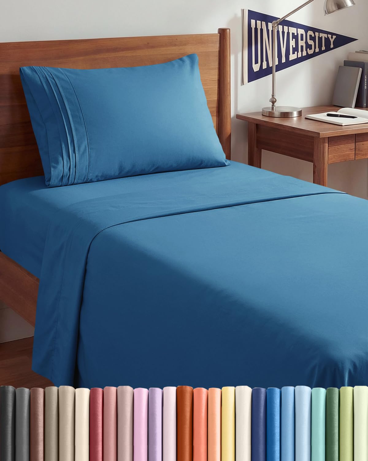 Ultra-Soft Cooling Deep-Pocket Sheet Set, 4 Pieces