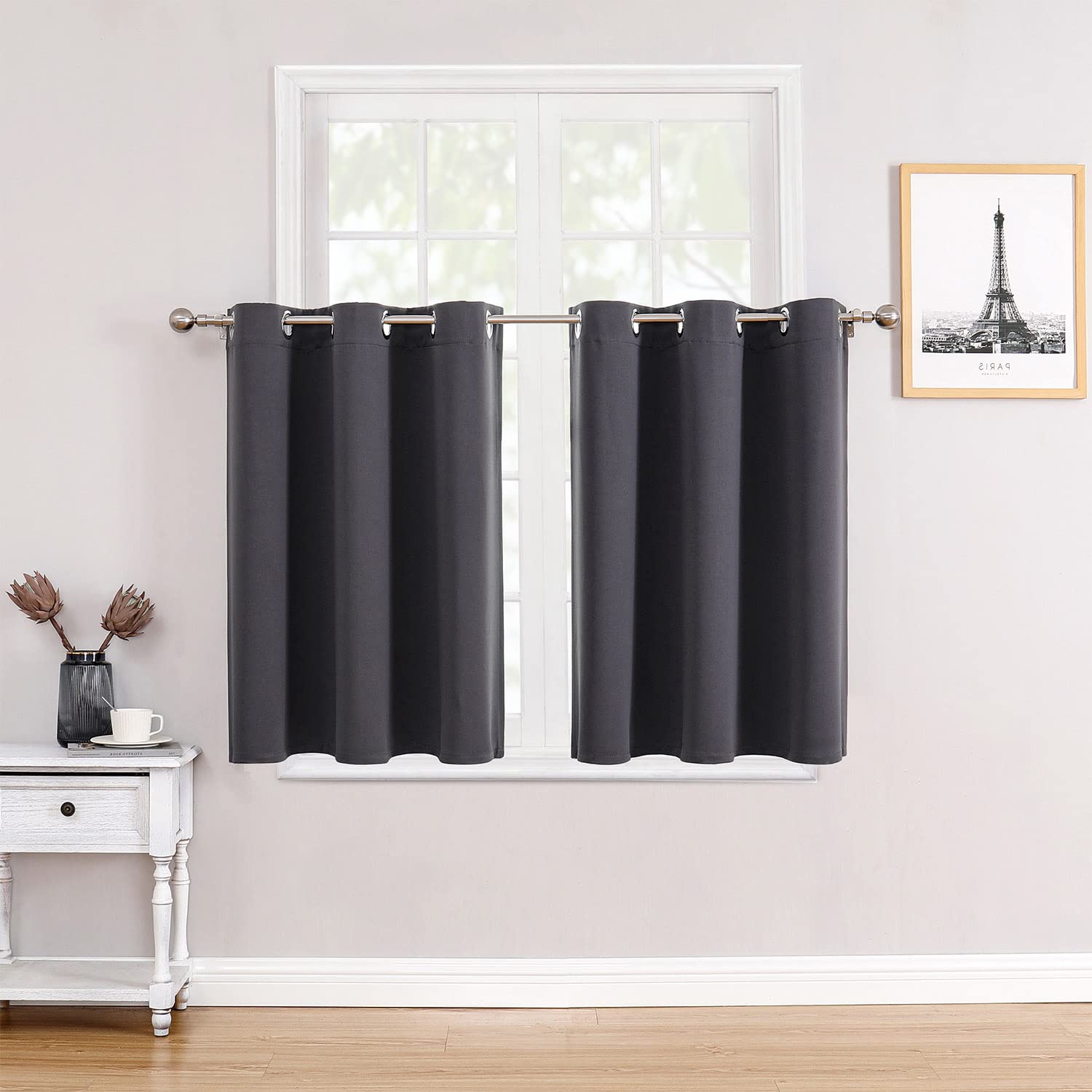 Thermal Insulated Grommet Blackout Curtain Pair