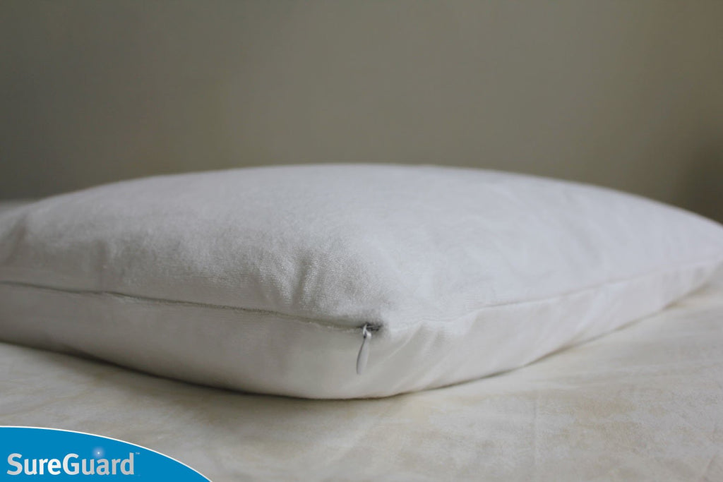 Waterproof Hypoallergenic Pillow Encasements, Pair
