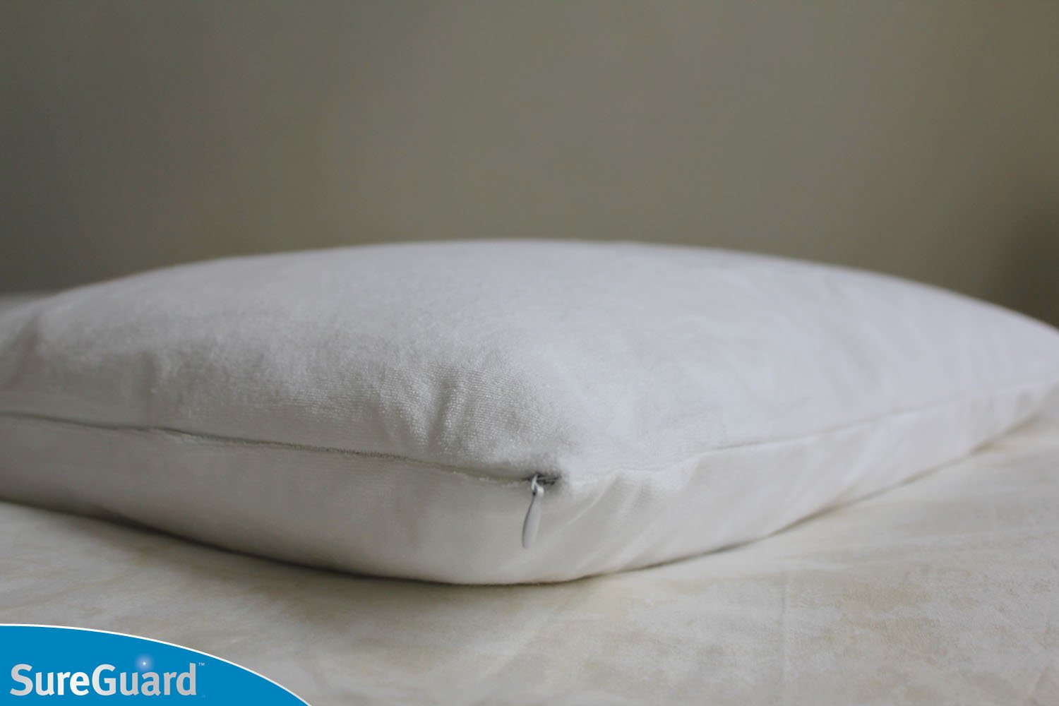 Waterproof Hypoallergenic Pillow Encasements, Pair