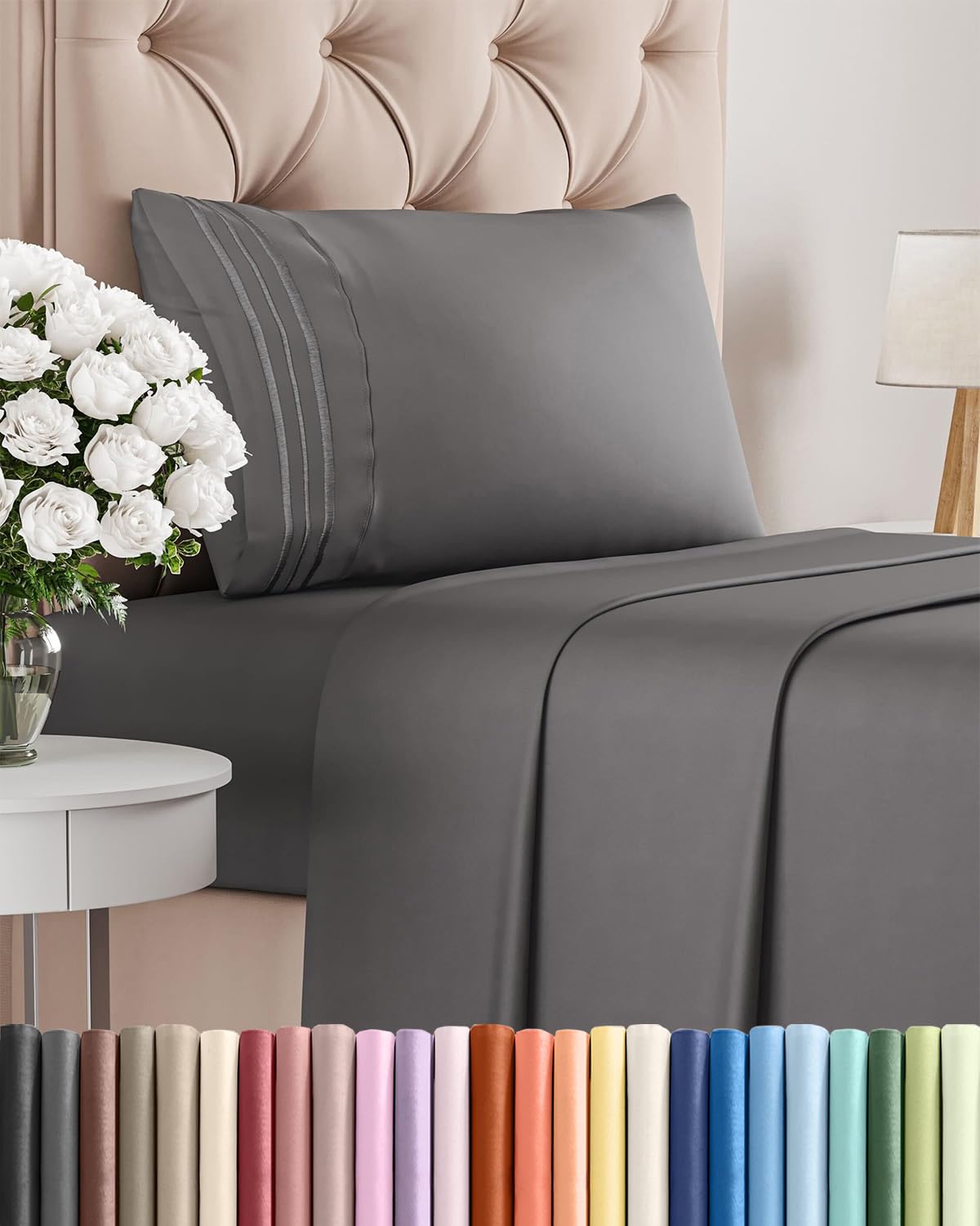 Ultra-Soft Cooling Deep-Pocket Sheet Set, 4 Pieces