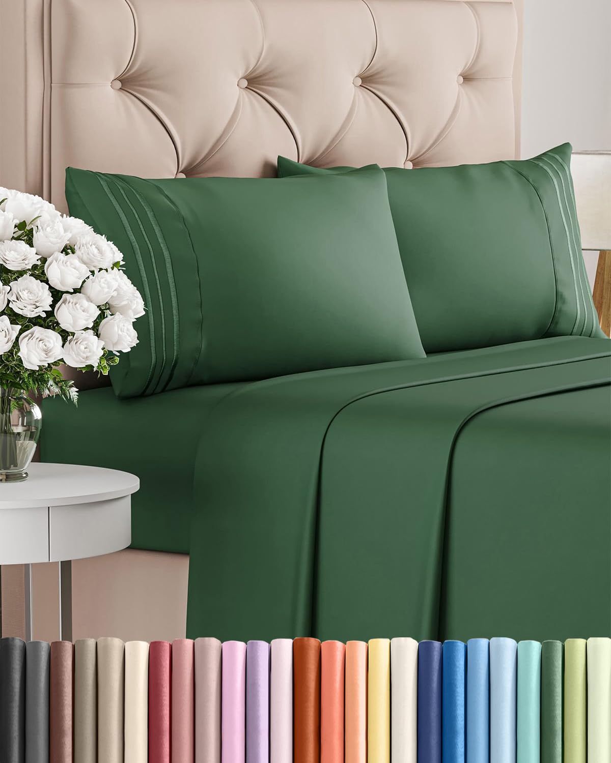 Ultra-Soft Cooling Deep-Pocket Sheet Set, 4 Pieces