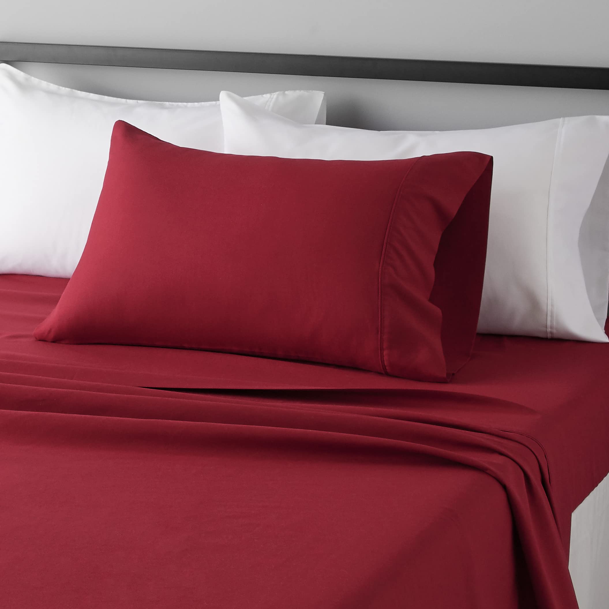 Soft Microfiber Deep-Pocket Bed Sheet Set, 4 Pieces
