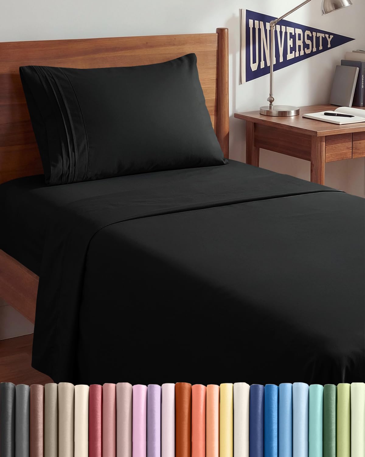 Ultra-Soft Cooling Deep-Pocket Sheet Set, 4 Pieces