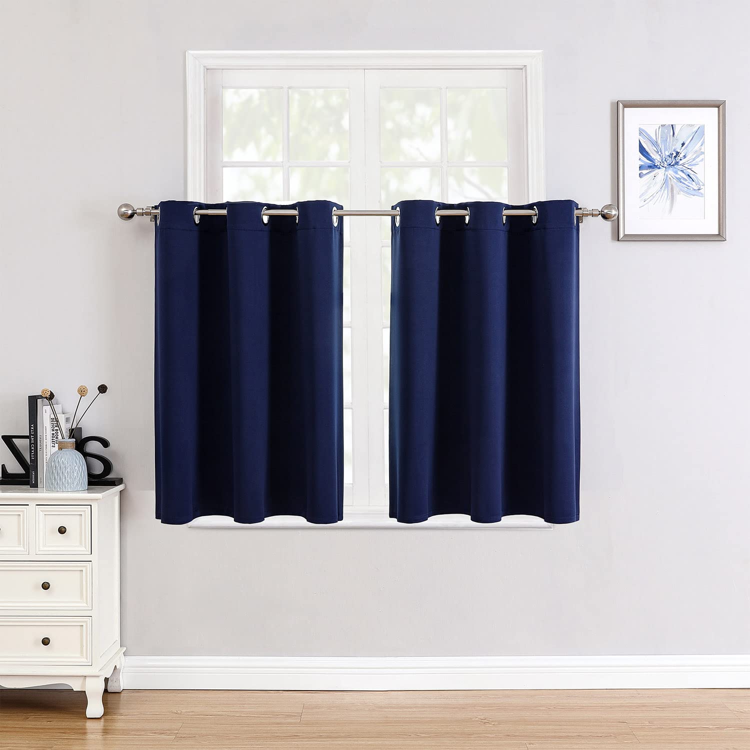 Thermal Insulated Grommet Blackout Curtain Pair