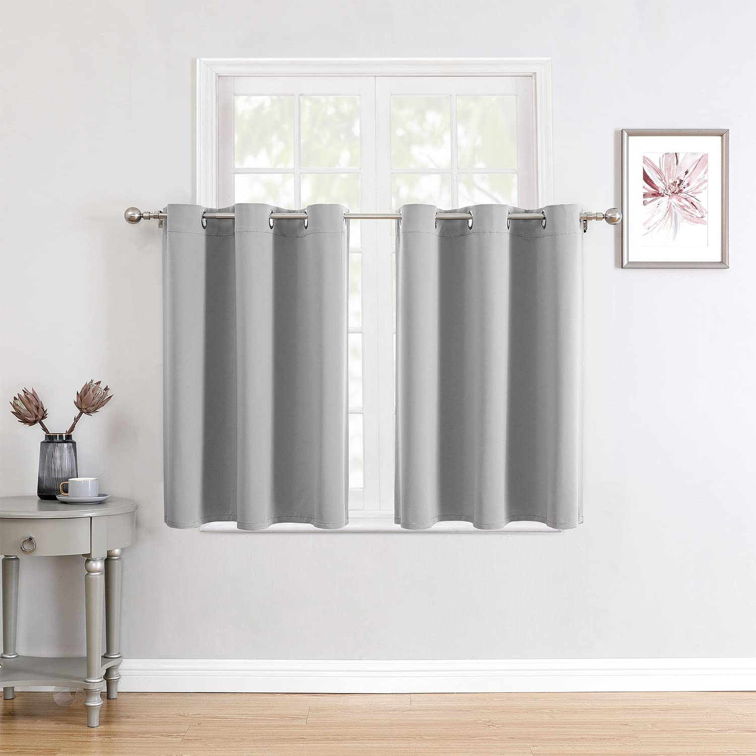 Thermal Insulated Grommet Blackout Curtain Pair