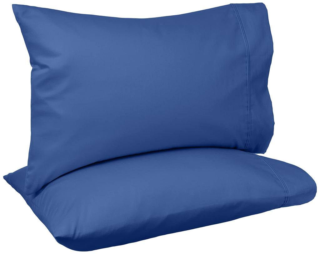 Amazon Basics 400 Thread Count Cotton Pillow Cases, Set of 2