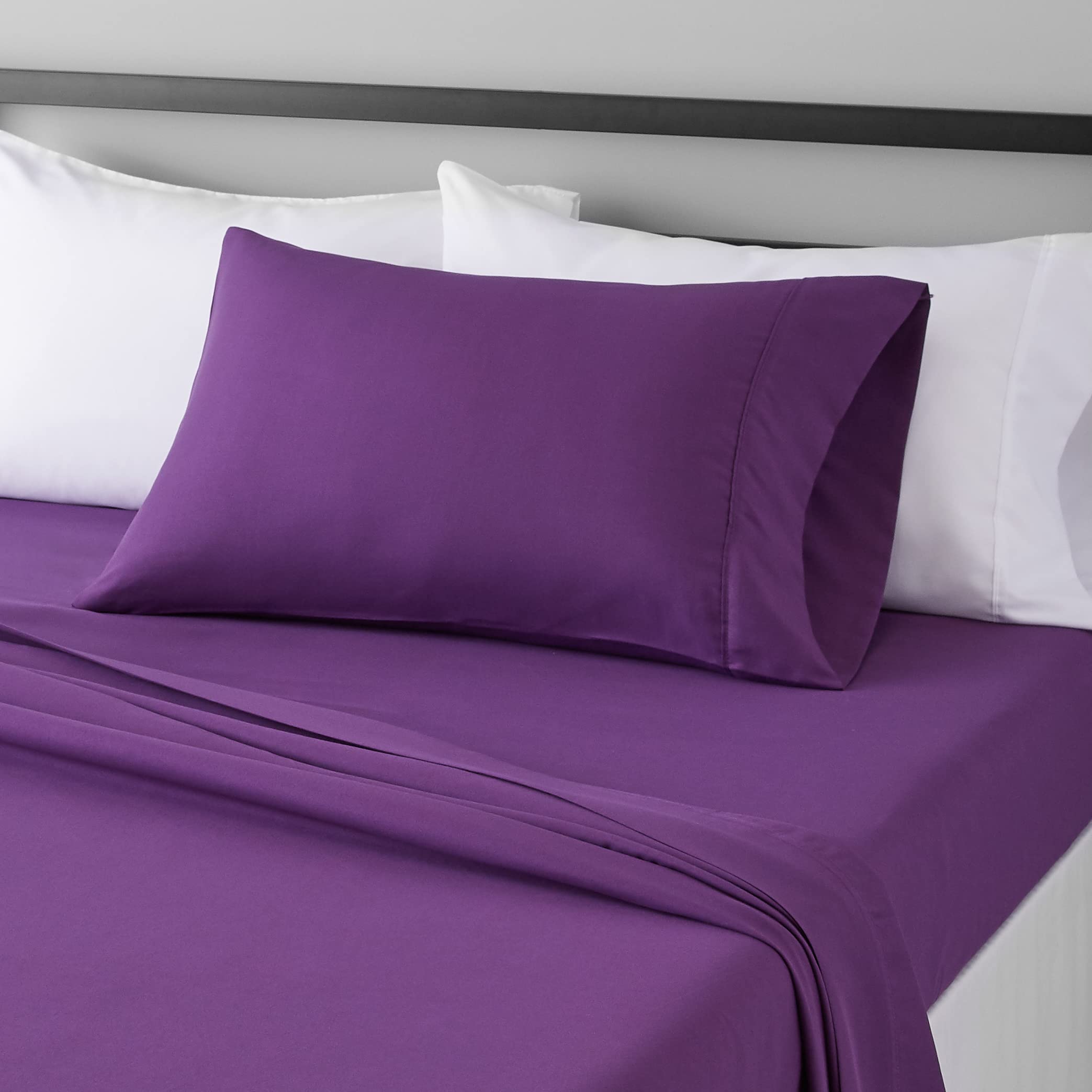 Soft Microfiber Deep-Pocket Bed Sheet Set, 4 Pieces