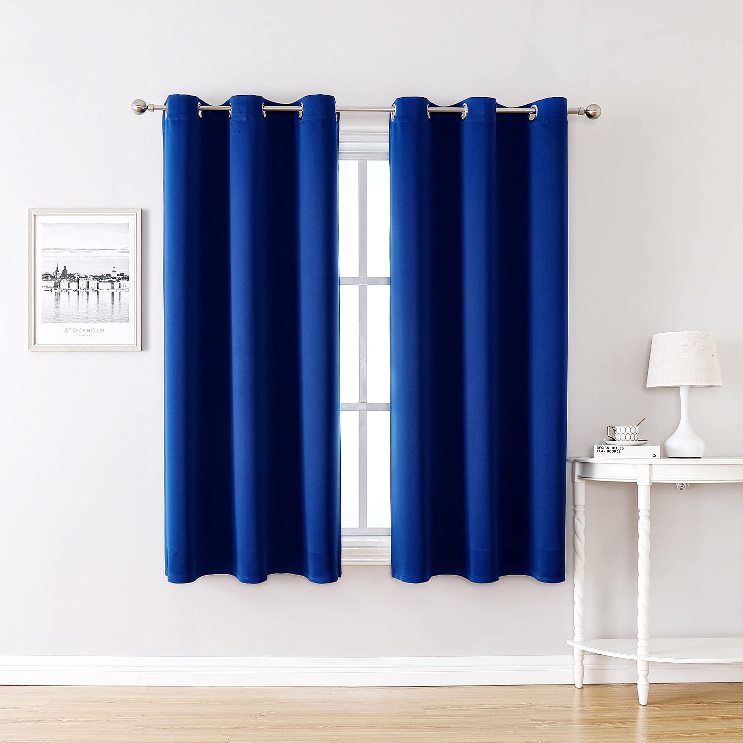 Thermal Insulated Grommet Blackout Curtain Pair