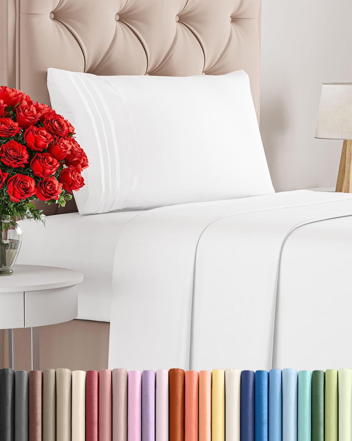 Ultra-Soft Cooling Deep-Pocket Sheet Set, 4 Pieces