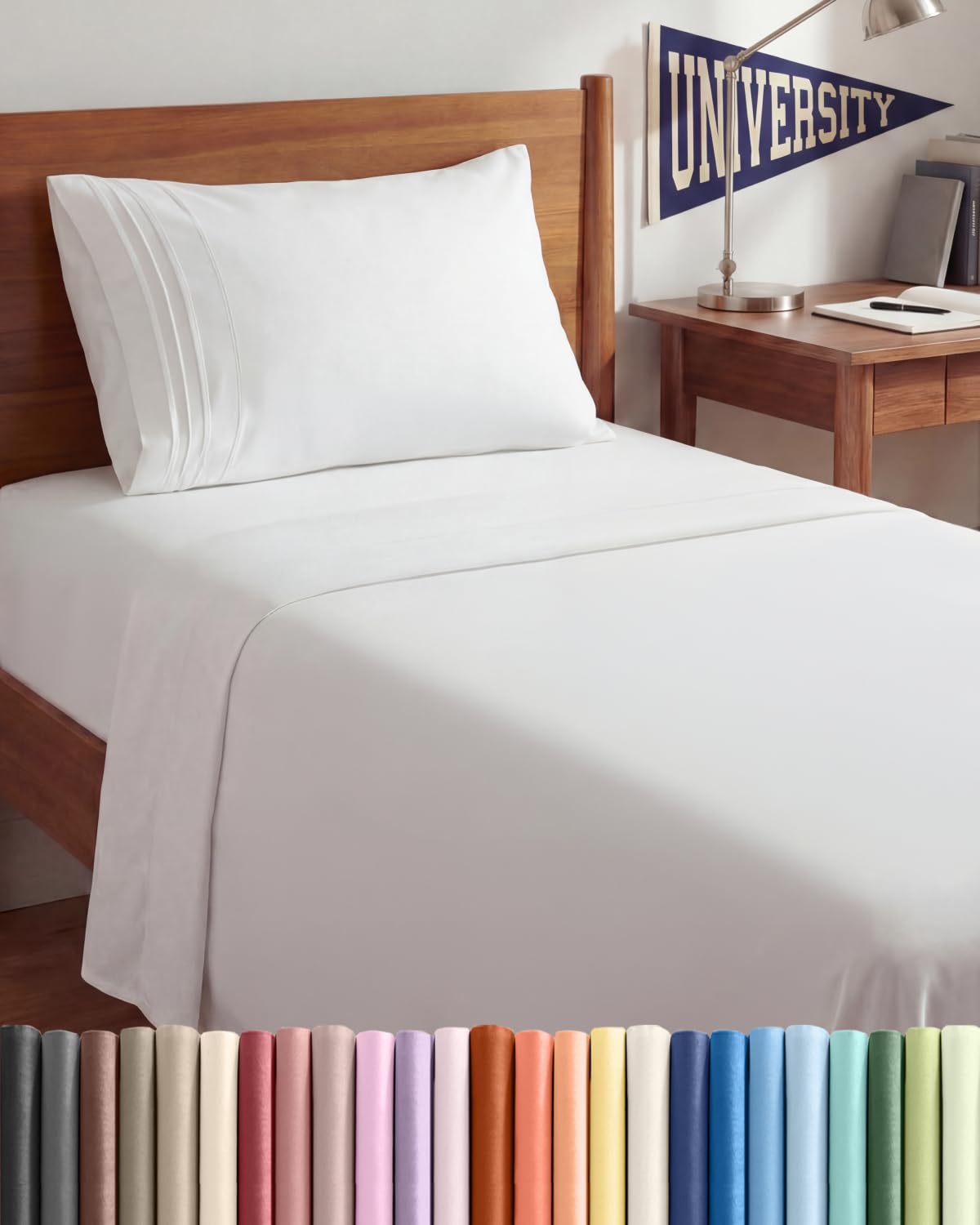 Ultra-Soft Cooling Deep-Pocket Sheet Set, 4 Pieces