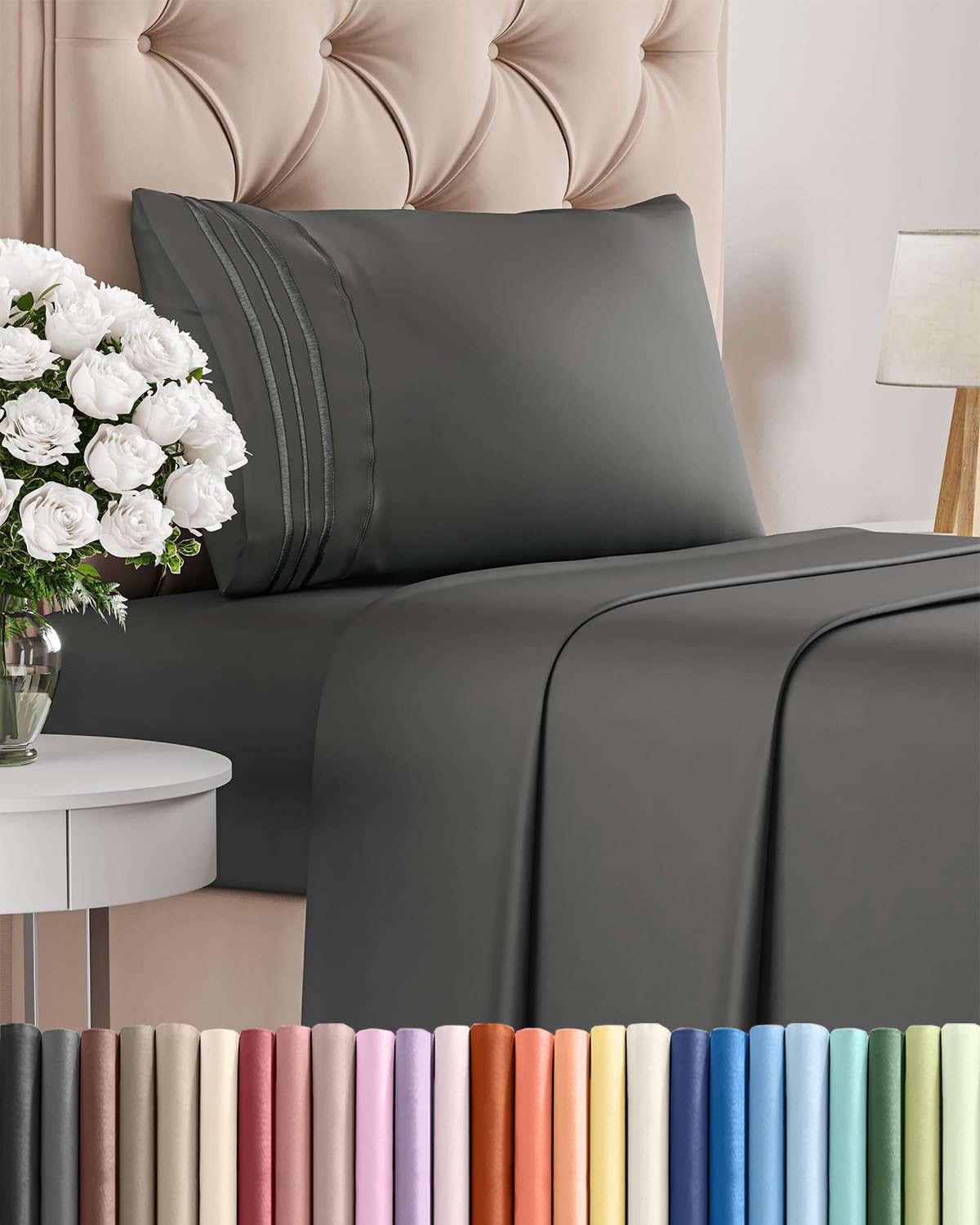 Ultra-Soft Cooling Deep-Pocket Sheet Set, 4 Pieces