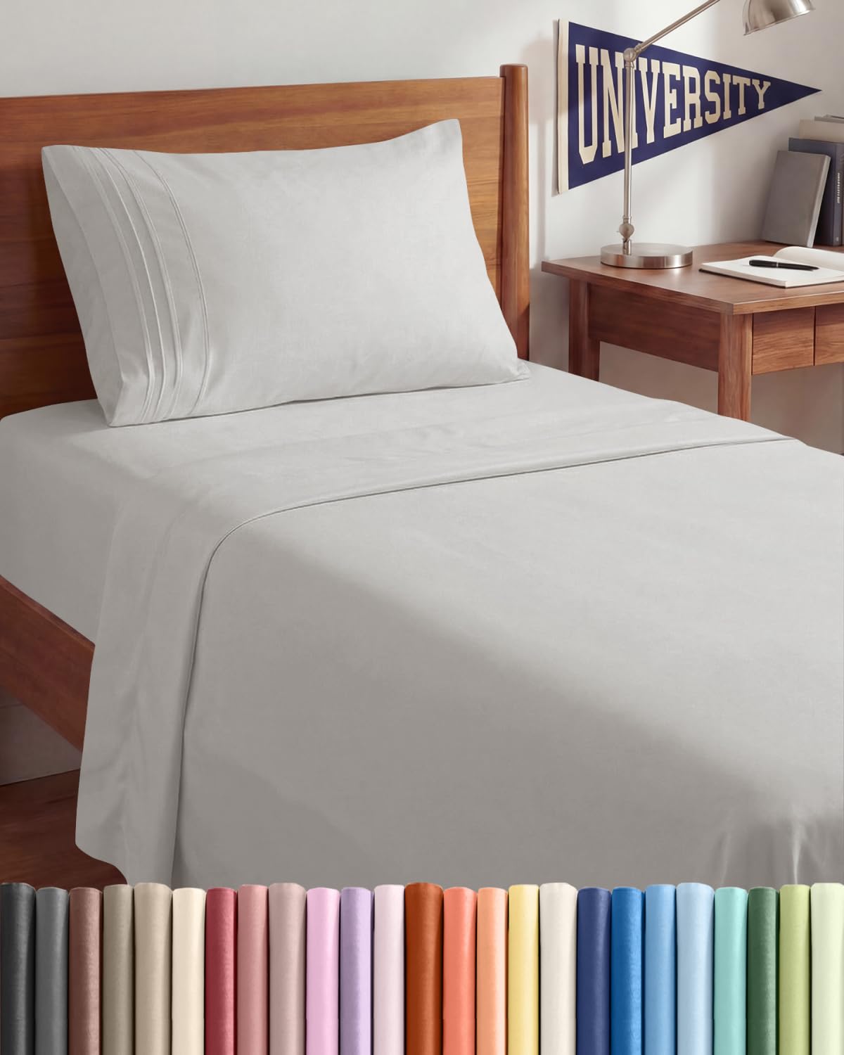 Ultra-Soft Cooling Deep-Pocket Sheet Set, 4 Pieces
