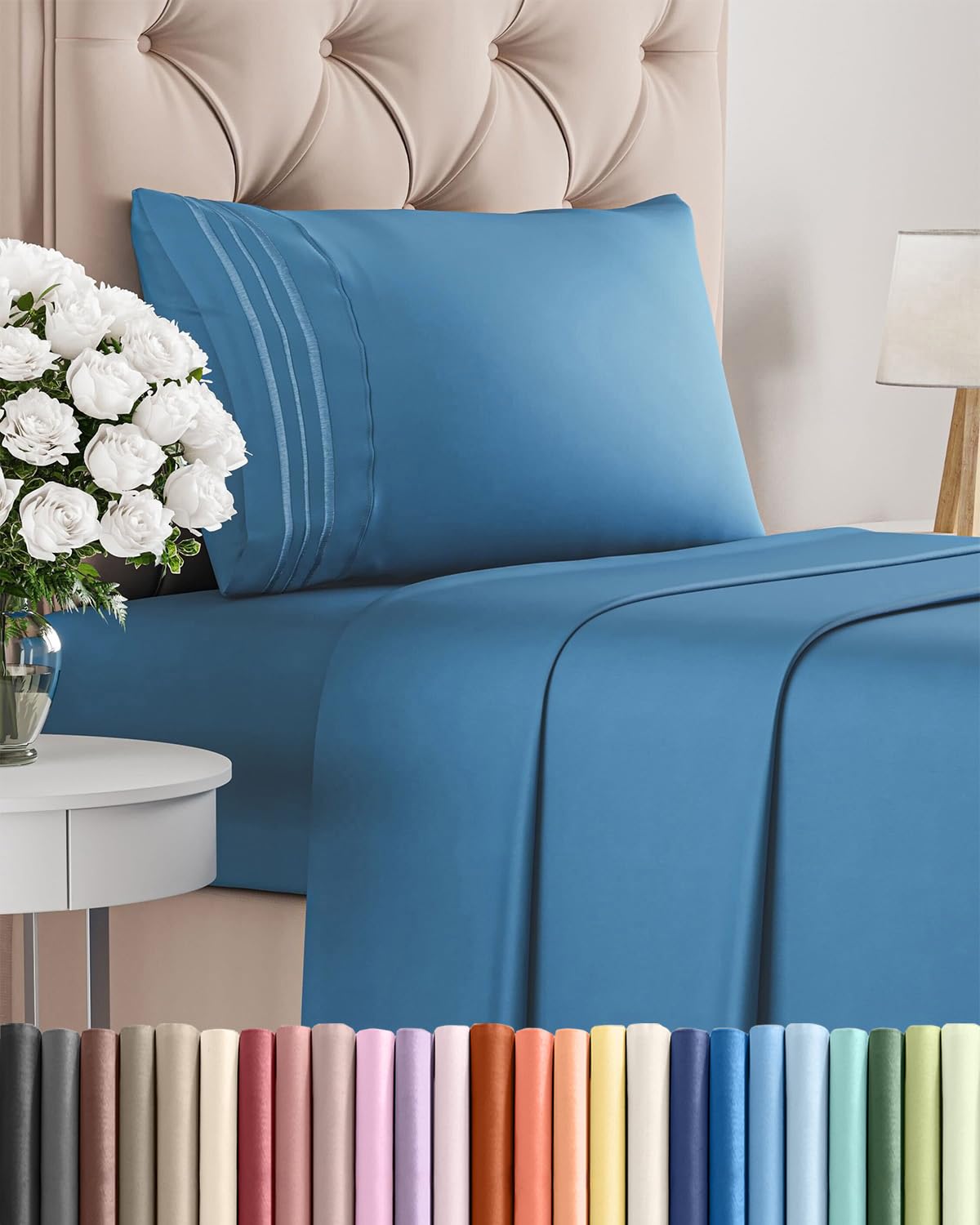Ultra-Soft Cooling Deep-Pocket Sheet Set, 4 Pieces