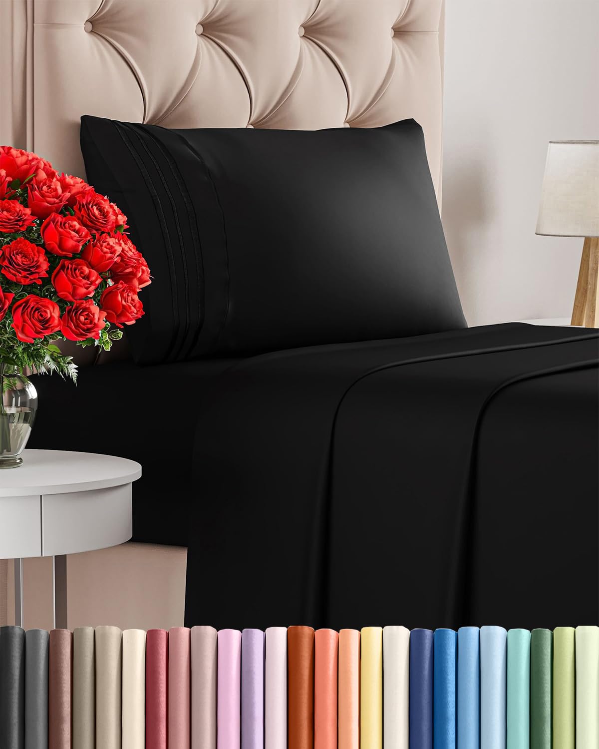 Ultra-Soft Cooling Deep-Pocket Sheet Set, 4 Pieces