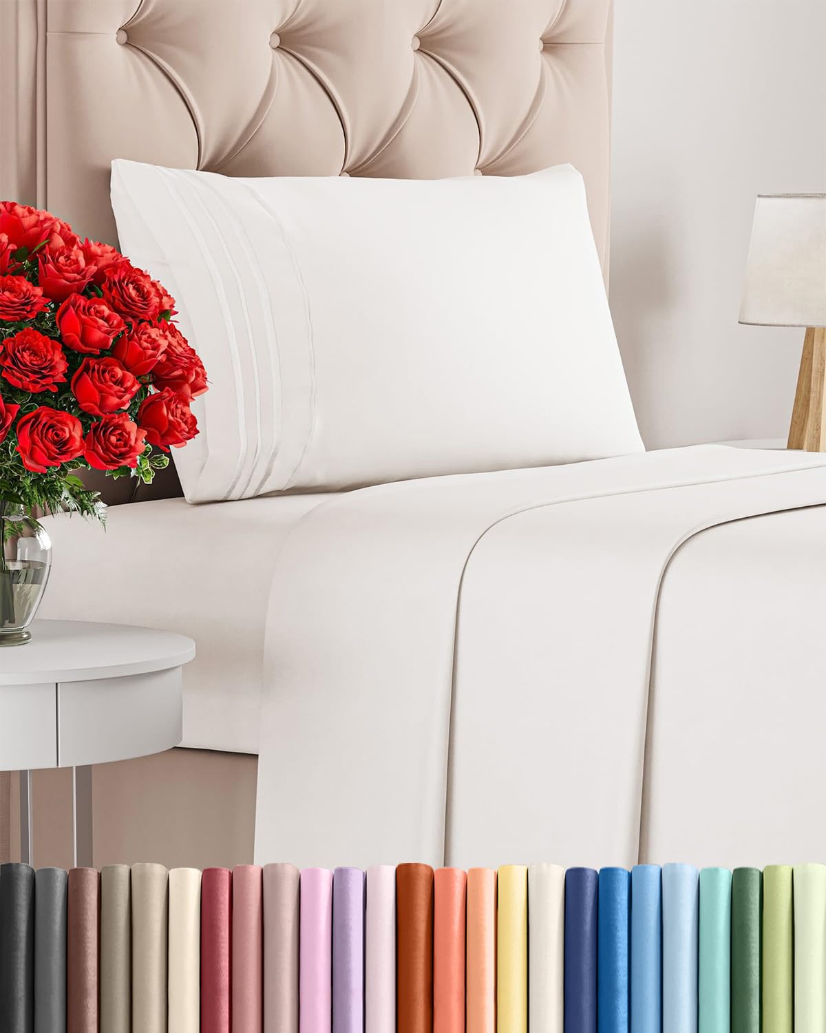 Ultra-Soft Cooling Deep-Pocket Sheet Set, 4 Pieces