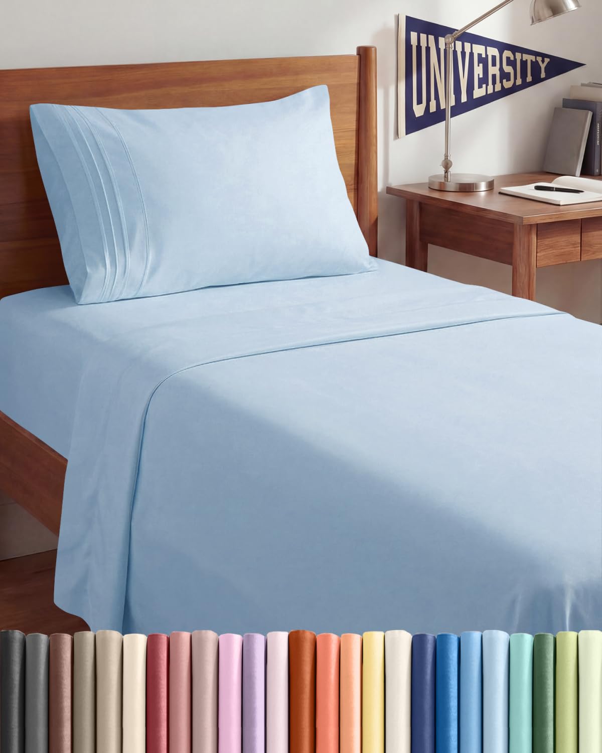 Ultra-Soft Cooling Deep-Pocket Sheet Set, 4 Pieces