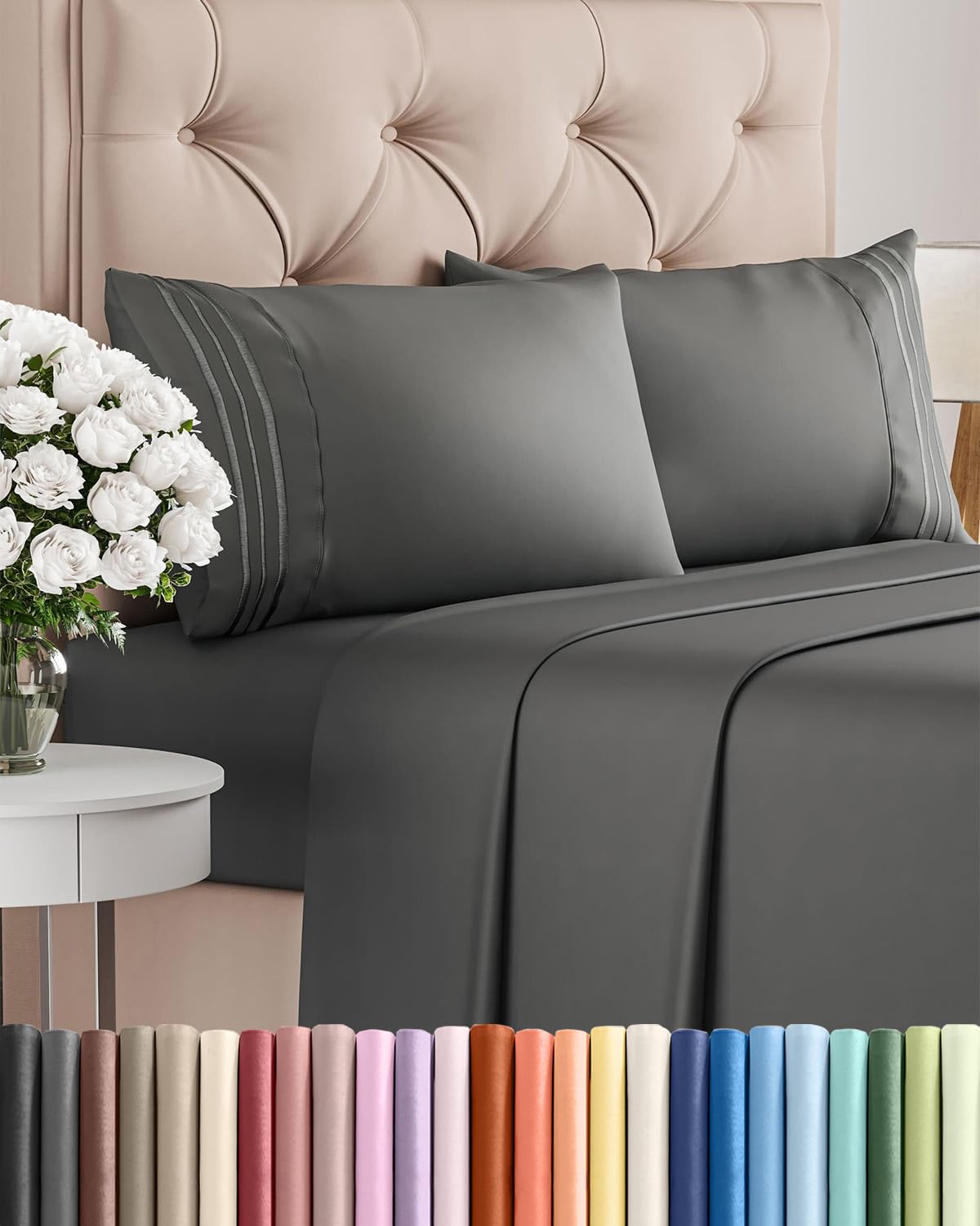 Ultra-Soft Cooling Deep-Pocket Sheet Set, 4 Pieces